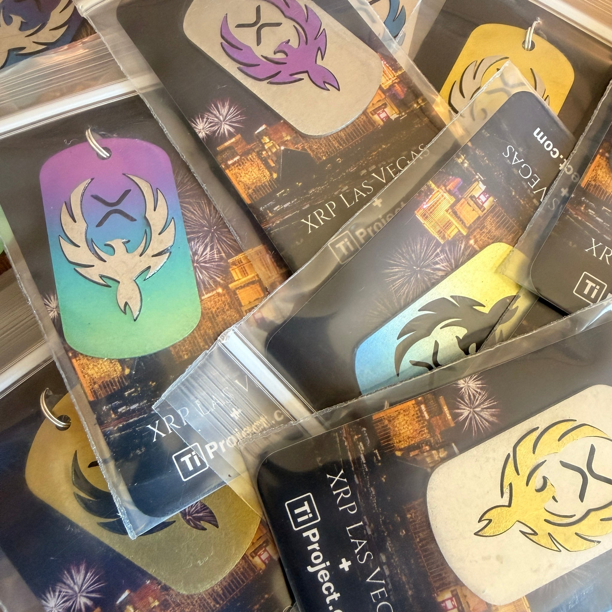 Titanium XRP Phoenix Dog Tag